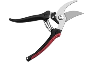 JEOutdoors Pruning Shears, Professional High Carbon Alloy Steel Sharp Blade Bypass Hand Pruner, Tree Trimmer, Garden Shears - JO0001