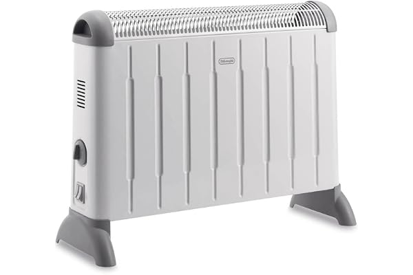 De'Longhi konvektor HCM2030 – värmare med 3 värmenivåer för rum upp till 60 m³, säkerhetstermostat, frostskyddsfunktion, rumstermostat