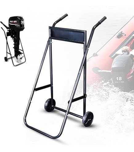 Heavy Duty Buitenboordmotor Trolley Boot Motor Stand voor Motoren tot 50Kg