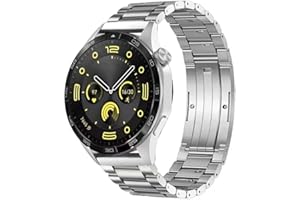 synsing Tytanowa metalowa bransoletka bez narzędzi, kompatybilna z Huawei Watch GT5 46 mm, 22 mm, GT4 46 mm, GT3/3Pro, GT 2 46 mm / 2E / 2 Pro / Active/Classic/2 Sport