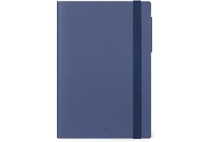 Legami - Agenda Giornaliera 2025 Medium, 12 Mesi, Diario da Gennaio 2025 a Dicembre 2025, Chiusura con Elastico, Planner Mensile Gennaio 2026, Taschina Finale, Rubrica, 12 x 18 cm, Blueberry