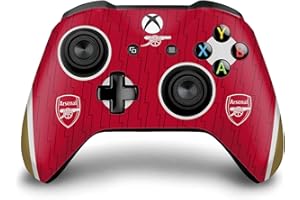 Head Case Designs Officially Licensed Arsenal FC Home 2023/24 Crest Kit Vinyl Sticker Gaming Skin Decal Cover Compatible With Xbox One S/X Controller