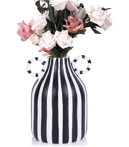 ASA Rayu Vase Mit Punkten - 28 Cm Hoch, Steinzeug, Spülmaschinengeeignet