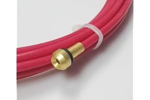 CHNsalescom LI TW Series American Style MIG MAG PTFE Graphite steel Liner Welding Liner Wire (Teflon-Red,5 meters 16.4ft)