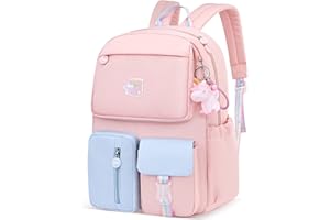 ZLLOO Rainbow Preschool Backpack Waterproof School Backpack Little Kid Book Bag for Teens Girls Gift