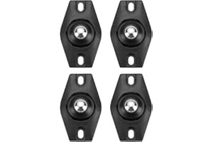 CRLLDPM 4 Pieza Ruedas Giratorias Pequeñas, Ruedas Autoadhesivas, Mini Ruedas Giratorias, Ruedas Giratorias Autoadhesivas, 360 Grados Ruedas Giratorias Autoadhesivas, Para Botes Basura, Muebles Pequeños