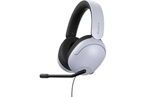 ‎SONY Sony INZONE H3, Zestaw słuchawkowy do gier, dźwięk przestrzenny 360 Spatial Sound do gier, mikrofon na wysięgniku, PC/PlayStation5, Biały