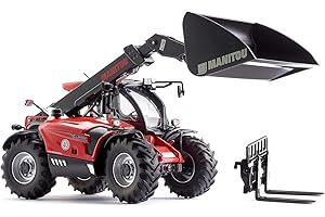 Wiking- Excavador de juguete, Color rojo (7850)