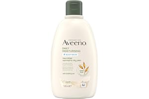 Aveeno Daily Moisturising Body Wash (1x 500ml), Gentle Wash with Soothing Colloidal Oatmeal, Nourishing Body Cleanser for Sensitive and Normal to Dry Skin