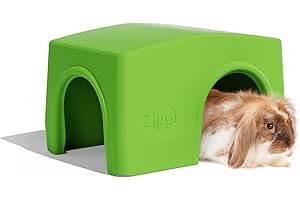 Omlet Rabbit Shelter | Fun & Great Addititon to Your Rabbit Run or Playpen | Provide Protection from The Weather Whilst Offering a Secure Relaxing Space | Two Entrances