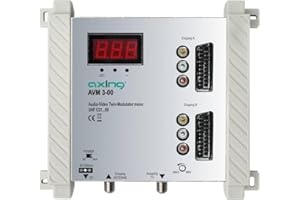 Axing AVM 3-00 Double Audio-Vidéo-Modulator UHF mono pour 2 caméras
