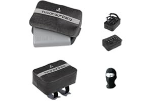 MOTO SPORT MONDO PORTA TELE-PASS MOTO SCOOTER TUCANO URBANO 491 FISSAGGIO CON NASTRI IN VELCRO SU MANUBRI TUBOLARI 2 CORTI PER MOTO+2 LUNGHI PER AGGANCIO ALLO SCOOTER E VENTOSE ANTISCIVOLO