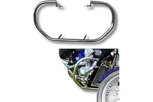 BIKEMASTERSUK MOTORCYCLE PARTS & ACCESSORIES BM UK | VT600 | Protezione motore in acciaio inox per barra degli urti Moto Highway Engine Crash Bar Protector Protezione Motore - Honda VT 600 / VLX 600 Shadow