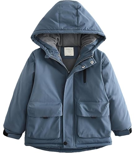 Manteau Bébé Garçon 6 Mois One Up - Doublure Polaire - Neuf Avec Imperfection (bouton)
