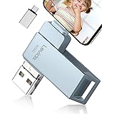 Chiavetta USB 256gb per Phone,Levida Pen Drive Penna USB 3.0 Pendrive 4 in 1 Photostick Chiave USB Type C con iOS,Android,Mic