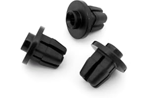 VEHICLE CLIPS Screw Grommets Bumper, Wing, Mudguard & Spoiler- 9x9mm hole (90189-05144, 9018905144) (50)