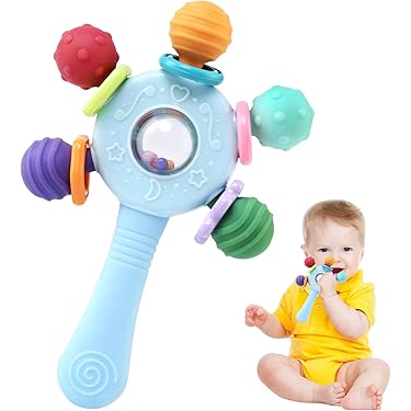 Sonajero Bebe 0-3 Meses Juguetes De Denticiu00f3n Para Bebu00e9s