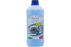 RHÜTTEN Lavavetri Invernale -55°C, Per Vaschette Lavavetri e Lavafari, Da Diluire, Alta protezione dal Gelo, Indicato per Inverni Rigidi, 1L