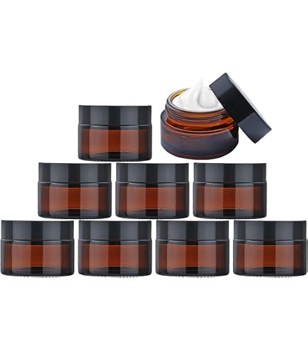 20 Stück Kleine Leere Dosen Aus Acryl – 15 Ml – Mit Schraubdeckel Für Kosmetik & Bastelbedarf