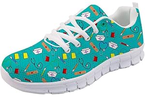 Showudesigns Zapatillas de Running Adulto Zapatos De Trabajo Senderismo Zapatillas de Running para Mujer Deportivas Enfermero EU 36-42 EU