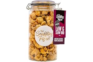 THE SNAFFLING PIG CO Snaffling Pig 300G Pork Crackling in 1.5L Gifting Jar (BBQ)