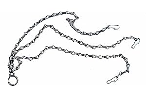 BOSMERE Tildenet 300 mm/ 12 inch 3-Leg Hanging Basket Chain, Silver