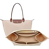 OPPOSHE Longchamp Le Pliage i&ccedil;in &Ccedil;anta D&uuml;zenleyici Ekleme, Premium Ke&ccedil;e Uzun Şampiyon &Ccedil;anta Kadın El &Ccedil;antası, 9 B&ouml;lmeli Bez D