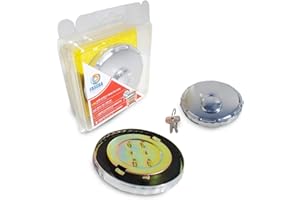 FASEBA Tapón deposito de combustible para camión de metal 80 mm con llave. Ideal para camiones con depósitos de combustible de 80mm de diámetro. tapa deposito combustible, tapa deposito camion.