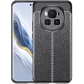 Ehr. Huawei Magic 6 Pro ile Uyumlu Kamera Korumalı [Hafif PU Deri G&ouml;r&uuml;n&uuml;ml&uuml; Darbeye Dayanıklı Kaymaz Kılıf] Askeri D&uuml;şme Koru