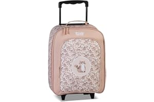 Noey & Lou Kinderkoffer Trolley Rucksack Brustbeutel Koffer Kinder Jungen Mädchen Fabrizio Weichgepäck (M1 Katzen, M1)