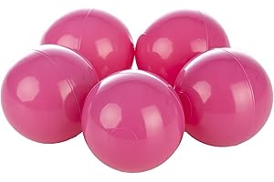VELINDA Conjunto de bolas pelotas para piscina infantil 150 piezas, O 7cm (Colores de bolas: rosa)