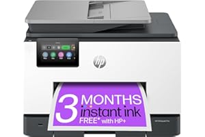 HP OfficeJet Pro 9135e All-in-One Printer | Colour | Printer for Small Office | Print, Scan, Copy, Fax, 2-Sided Automatic Document Feeder| 2 Tray | 3 months Instant Ink with HP | Up To 3 Year Warranty