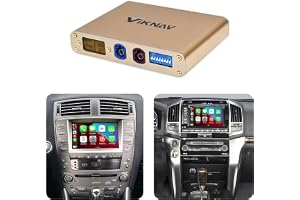 VIKNAN for Lexus is LS 2005-2008 Wireless CarPlay Android Auto Linux Interface Box Fit for Original Car Radio Upgrade GPS Navigation