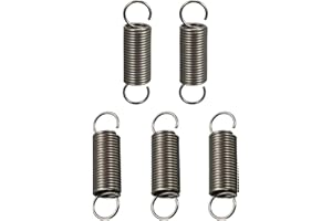 DTGN 1x10x40mm (WxODxL) Extensión Resorte - 5 Paquete - Bueno para Hogar Reparación Maquinaria - Resorte Acero Extendido Comprimido Resorte - Oscuro Gris