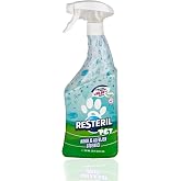 Resteril PET Kedi Kumu Koku Giderici Parf&uuml;ms&uuml;z Dezenfektan Sprey Kedi Tuvaleti Koku &Ouml;nleyici K&ouml;pek Koku Giderici Hijyen Sprey