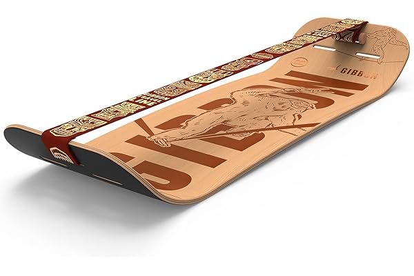 Gibbon Slacklines GIBOARD Set de Table - Roots Rocker Travel Mixte-Adulte, Marron, Standard