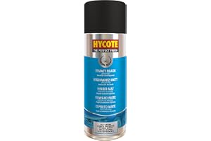 Hycote Fast Drying Aerosol Car Spray Paint, Matt Black, 400 ml