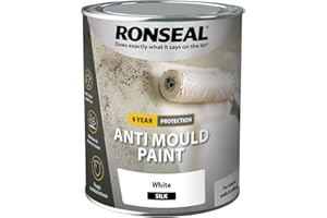 Ronseal AMPWS750 Anti Mould Paint White Silk 750ml (Packaging May Vary)