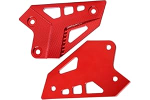 MZ-STORE Z900 Z 900 Motorrad CNC Aluminium Fußrastenschutz Fersenschutz für Z900 Z 900 2017 2018 2019 2020 2021 2022(Rot)