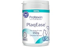 Protexin Veterinary PlaqEase Chicken Flavour Dental Powder For Dogs & Cats, 150g
