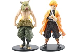 Ksopsdey 2 PCS Anime Collection Figurine Doll Toys,Demon Slayer Ornament,Demon Slayer Figure,Anime Ornament,Collectable Model Toy,Statuette,Home Office Decoration Cute Ornaments Figure Collection