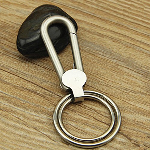 EVELTEK 2 Pack de Cintura de Acero Inoxidable Llavero Dominante Con 2 Llaves KE-18 reviews EVELTEK 2 Pack de Cintura de Acero Inoxidable Llavero Dominante Con 2 Llaves KE-18