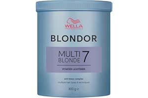 Wella Professionals Blondor Multi Blonde Powder – Staubfreies Blondierungspulver für kraftvolle Aufhellung bis zu 7 Tonstufen, mit Anti-Gelbstich-Technologie – für alle Techniken & Haartypen - 800g