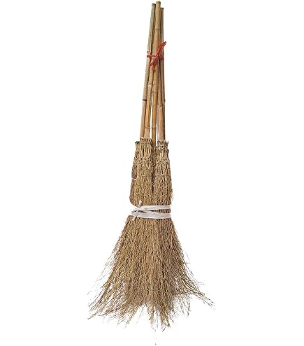 Agrarflora Bambusbesen Spar Set Mit Stiel - Stallbesen Aus