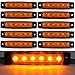Produktbild LED Seitenmarkierungsleuchten Positionsanzeigen Bernstein 12V Wasserdichte LED Seitenlampen für Lkw Anhänger Lkw Kabine Bus Traktor 10 stücke