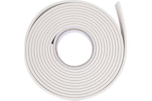 HEALLILY Adesivo da Parete Flessibile Schiuma Stampaggio Trim Peel E Stick Bordi a Parete Trim Teppre Sfondo Della Parete Decorazione Della Parete(5M Larghezza 3cm Bianco)