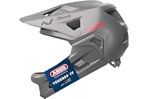 ABUS Casque VTT YouDrop FF - Casque intégral pour Enfants et Adolescents - pour débuter dans Le VTT - avec mentonnière Amovible