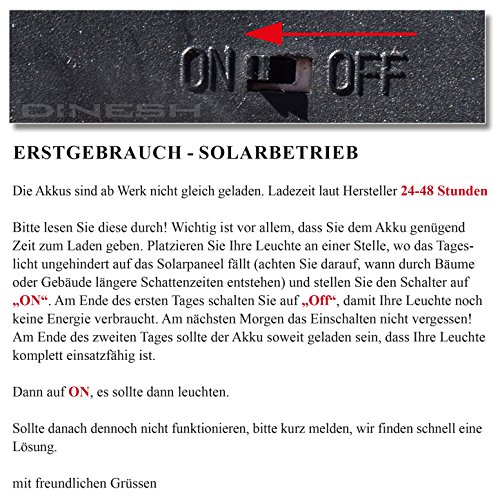 24 x LED Solar Leuchten Edelstahl Solarleuchte Solarlampe Gartenleuchten Garten - 2