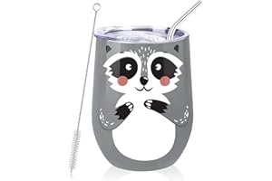 Nymphfable 12Oz Kubek Do Kawy Z Szopem Kubek PodróżNy Izolowany Kubek Do Wina Ze SłOmką I Pokrywką Prezenty Dla Kobiet PodwóJna śCiana