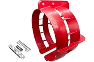 GHmarine PG00140 Boat Propeller Safety Cover for Outboards and Stern Drives 70-120 HP Guard with 14 Inches and Red Polypropylene Plastic